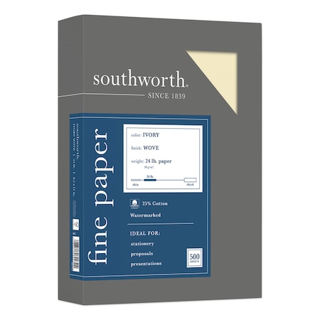Southworth Paper, 24No, Ivory, PK500 404IC